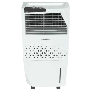 BAJAJ Shield Skive Nios 36 Litres Tower Air Cooler (Honeycomb Cooling Pads, White)