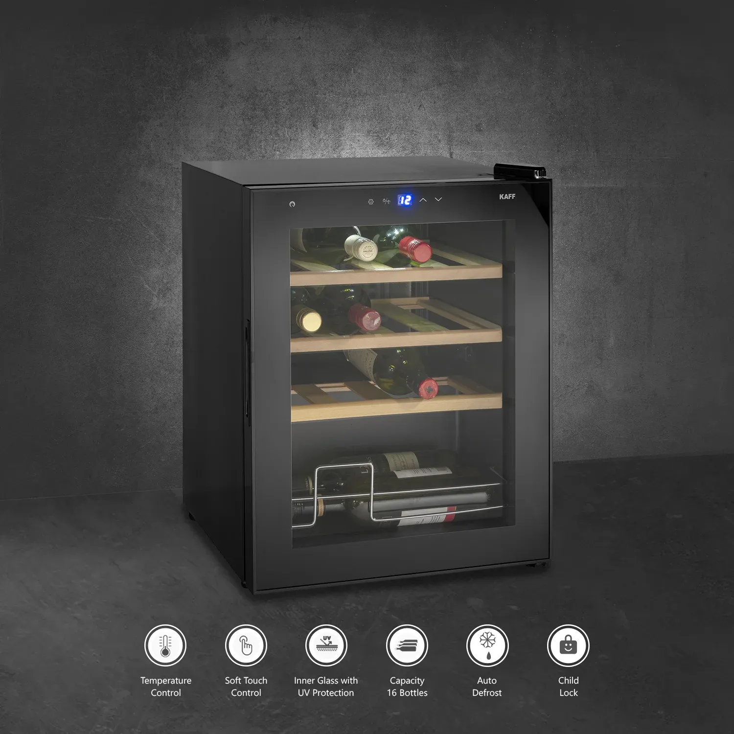 Kaff Wine Cooler WC 42 BW (Free Standing)