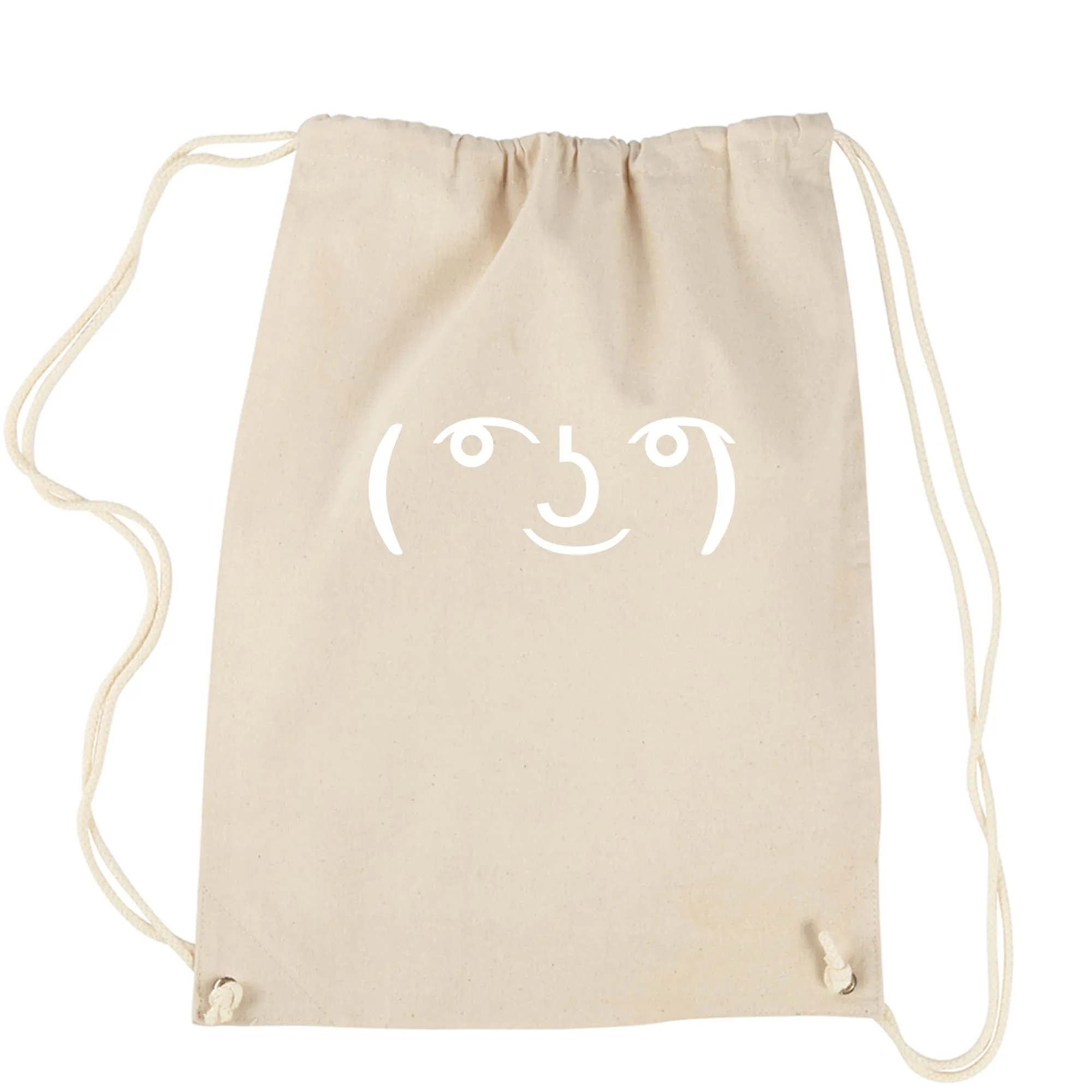 Le Lenny Face Emoticon Meme Drawstring Backpack