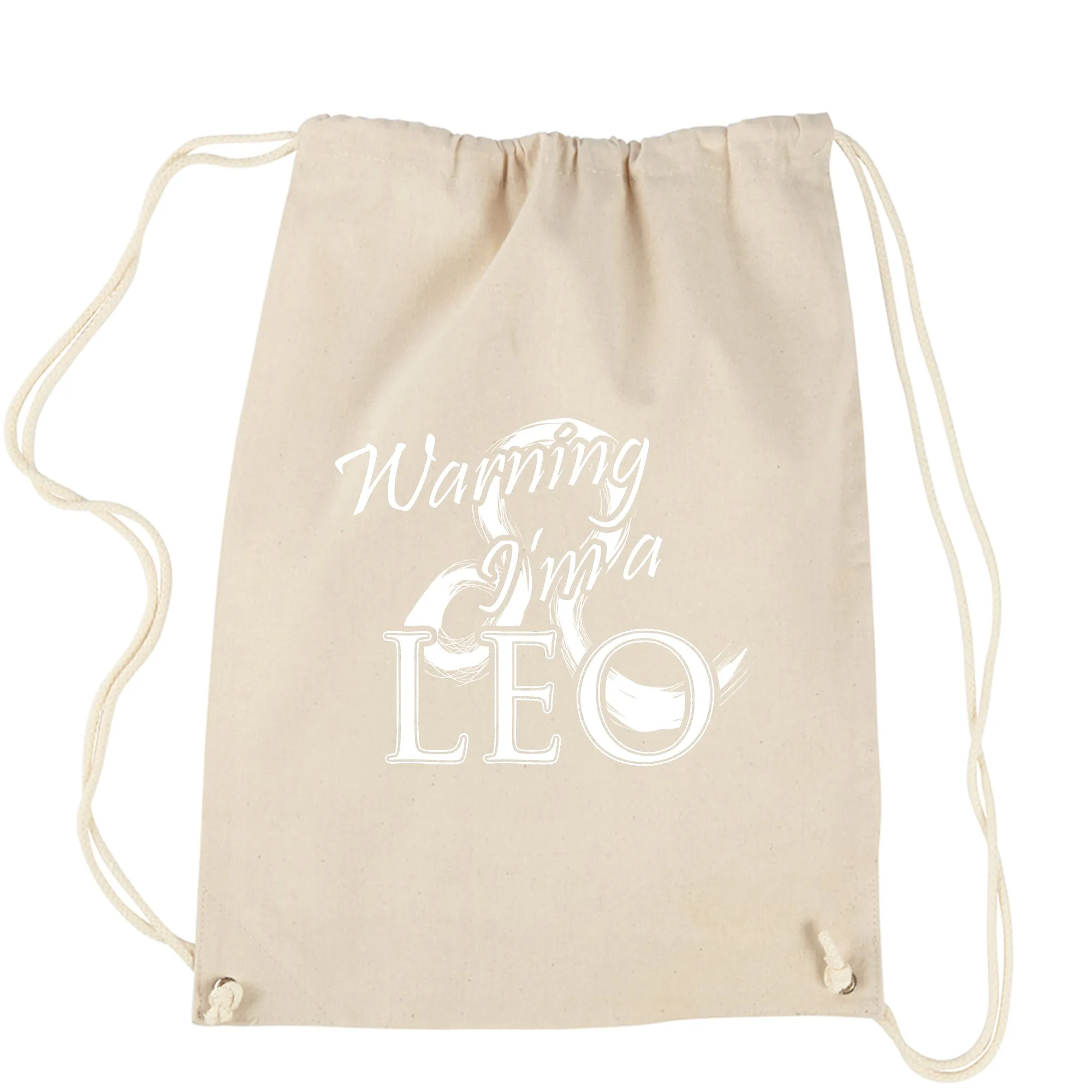 Leo Pride Astrology Zodiac Sign Drawstring Backpack
