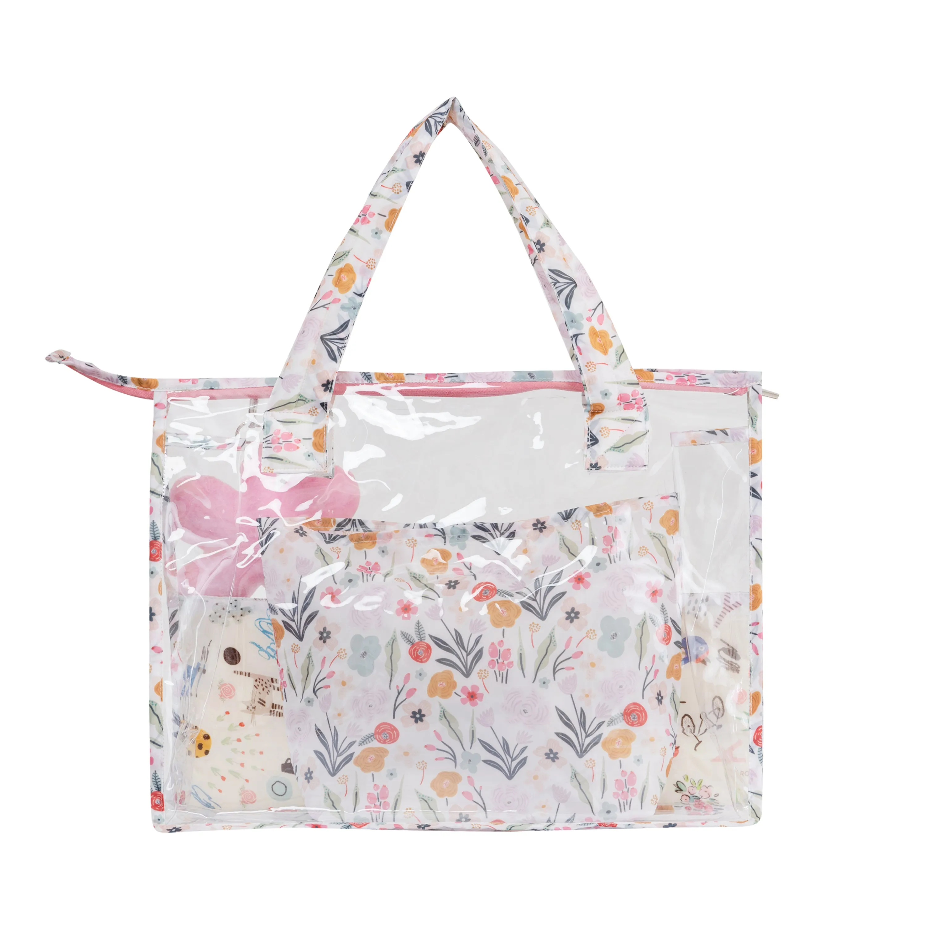 Lilac Garden Swimming Bag