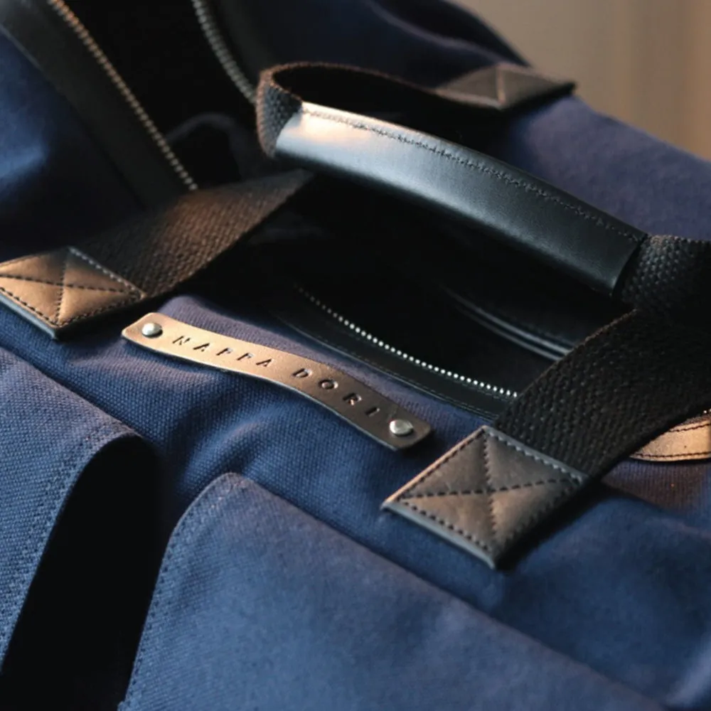 Nappa Dori Navy Blue Hitchhiker Bag