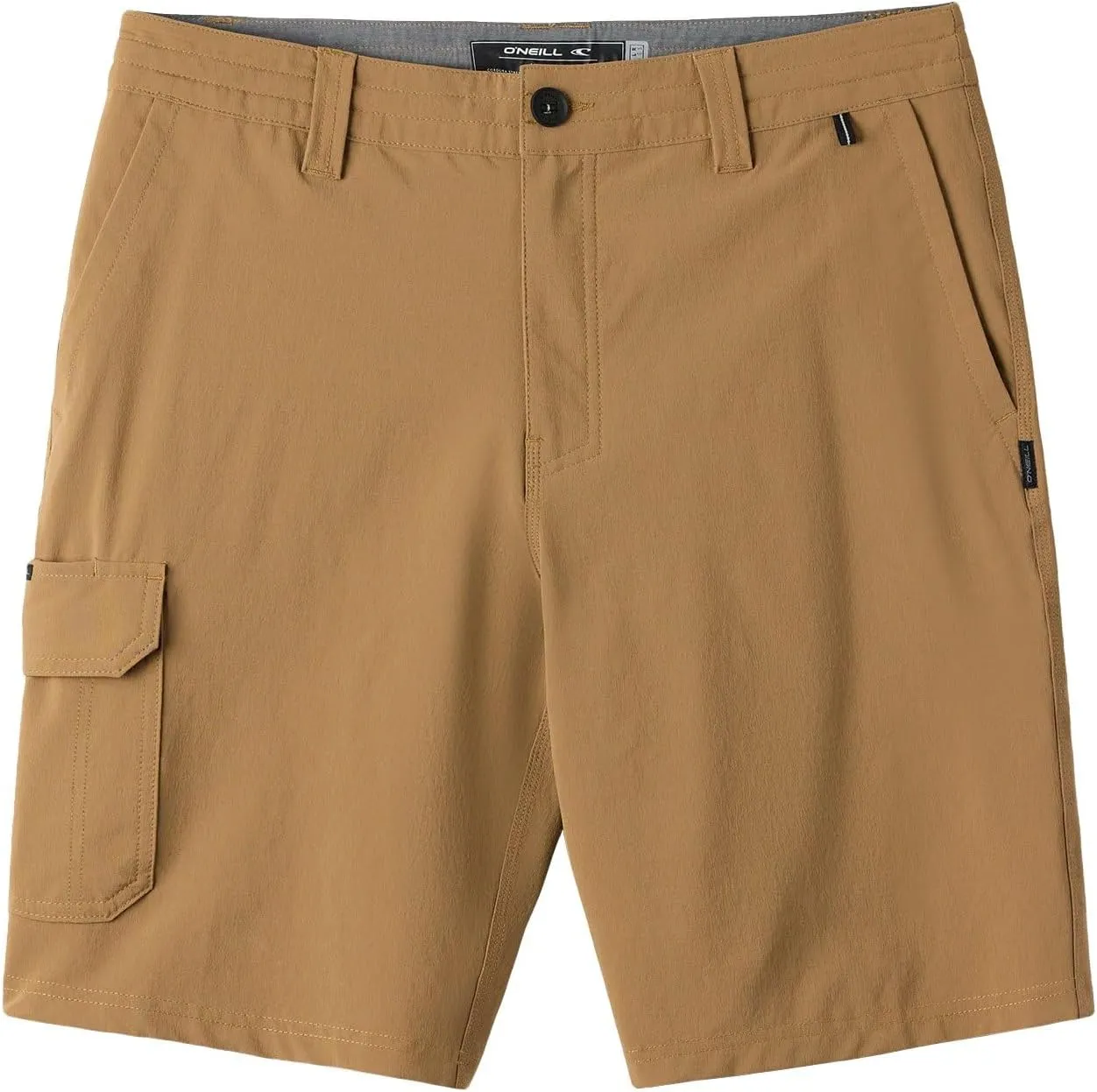 O'NEILL Men's 20 Inch TRVLR Cargo Hybrid Shorts - Water Resistant Mens Shorts with Elastic Waist and Quick Dry Stretch Fabric
