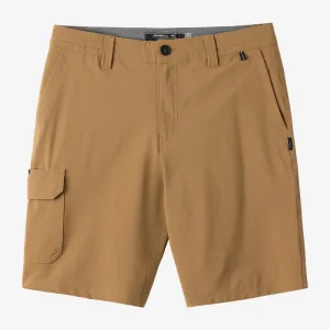 O'Neill TRVLR 20" Cargo Hybrid Shorts - Dark Khaki