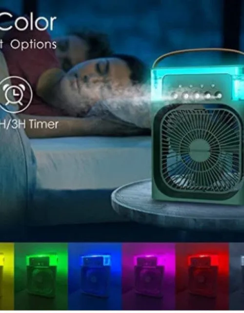 Portable Humidifier Air Cooler Mist Fan Mini Cooler for Home