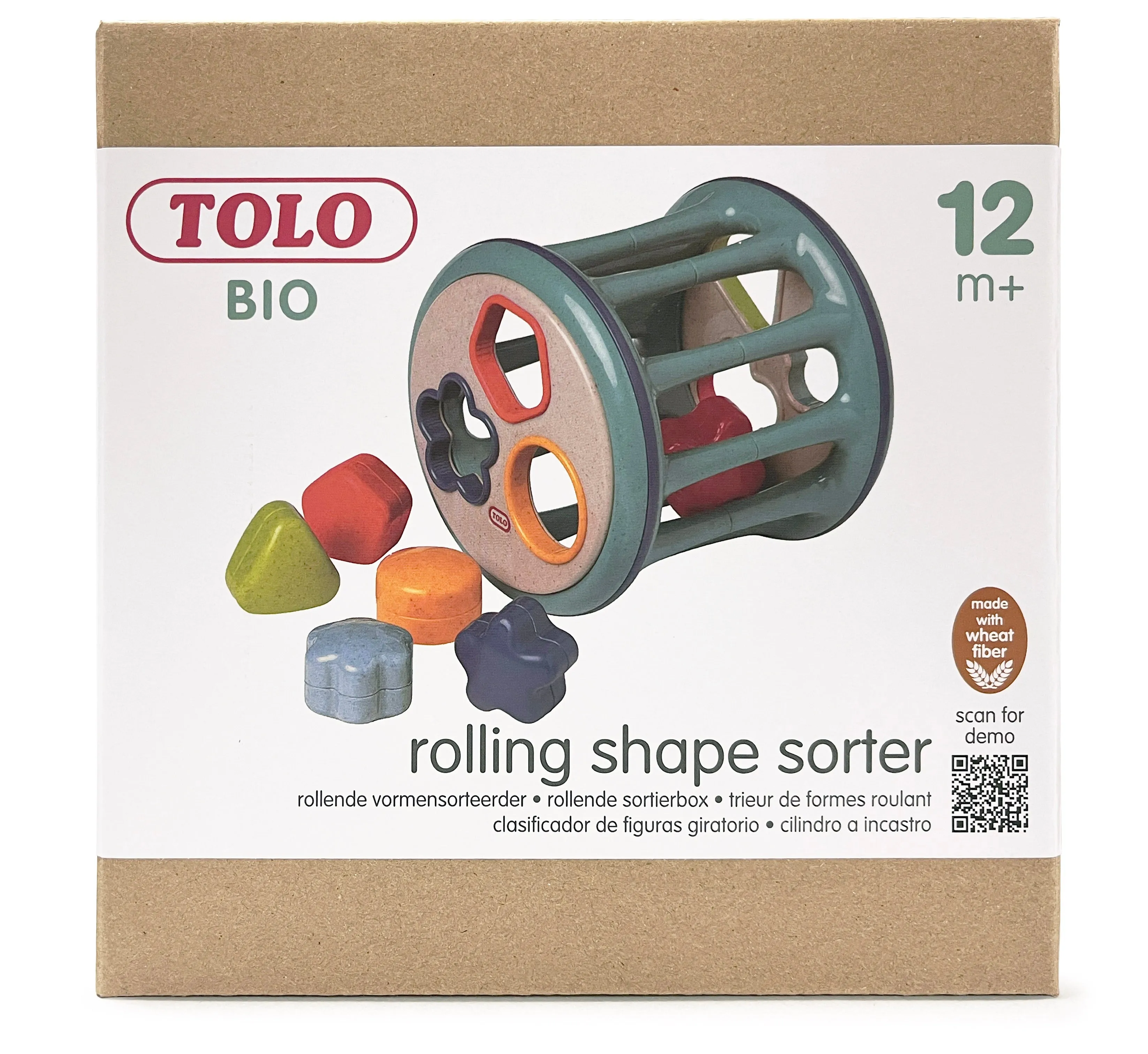 Speedy Monkey Rolling Shape Sorter - TOLO
