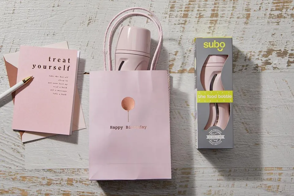 Subo Reusable Food Bottle - Pink