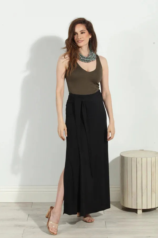 Tie Front Skirt