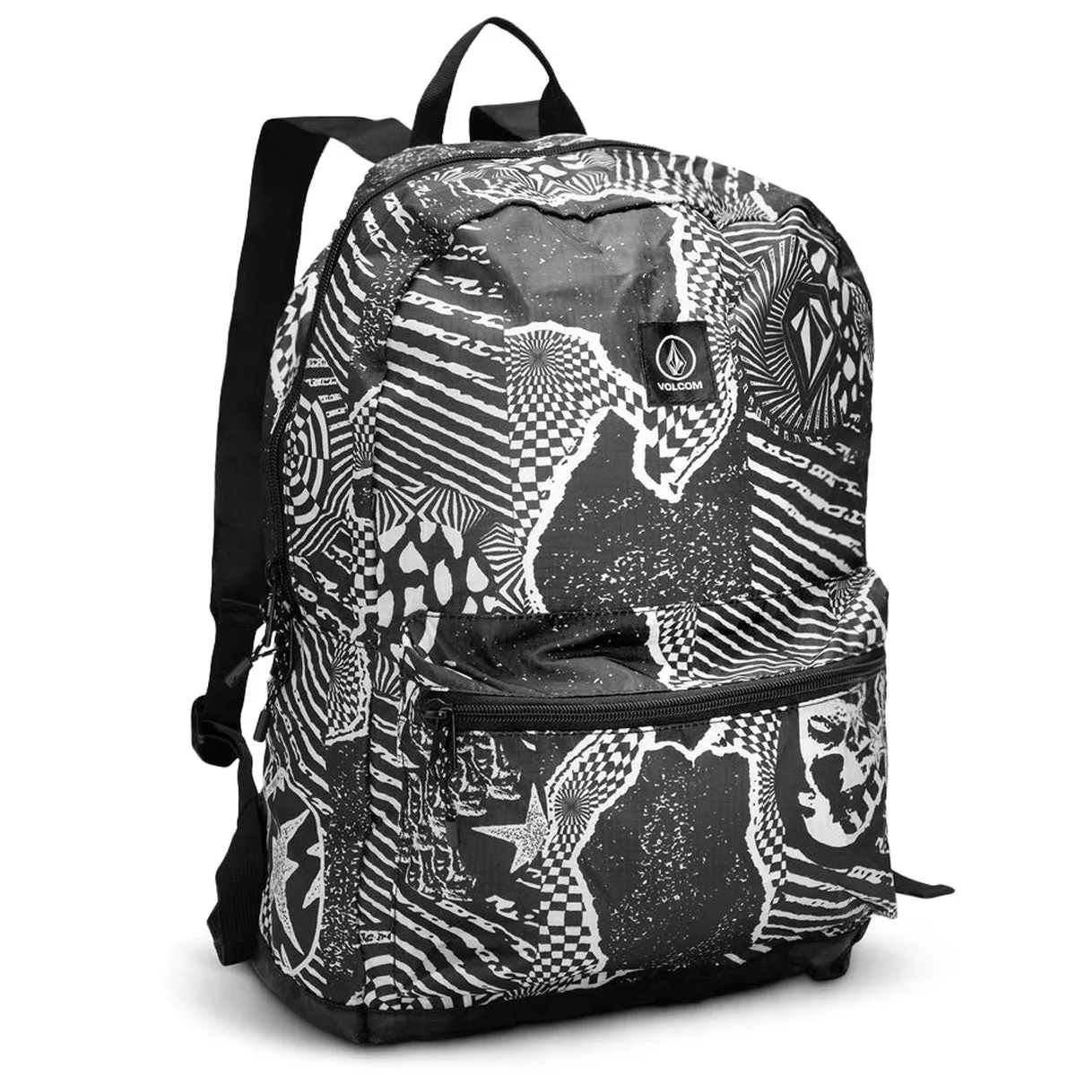 Volcom Bt Packable Backpack - Black/White