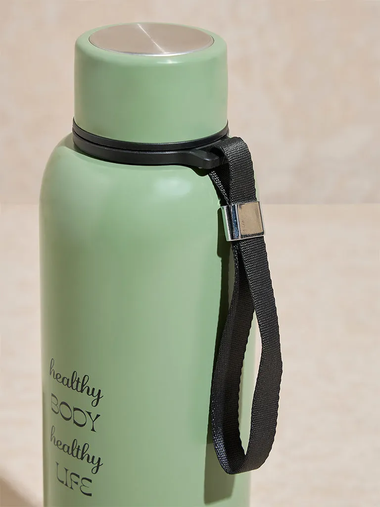 Westside Home Sage Text Design Water Bottle